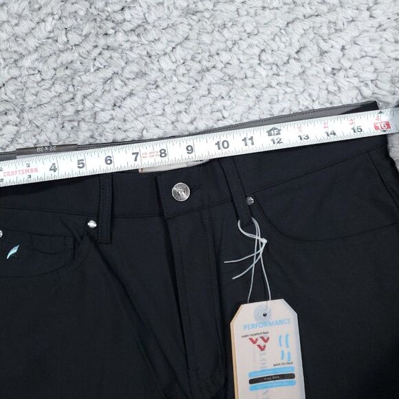 Tailor Vintage New Canaan Slim Fit Luxe Performance Tech Pants Size 32x30 Black - Picture 7 of 10
